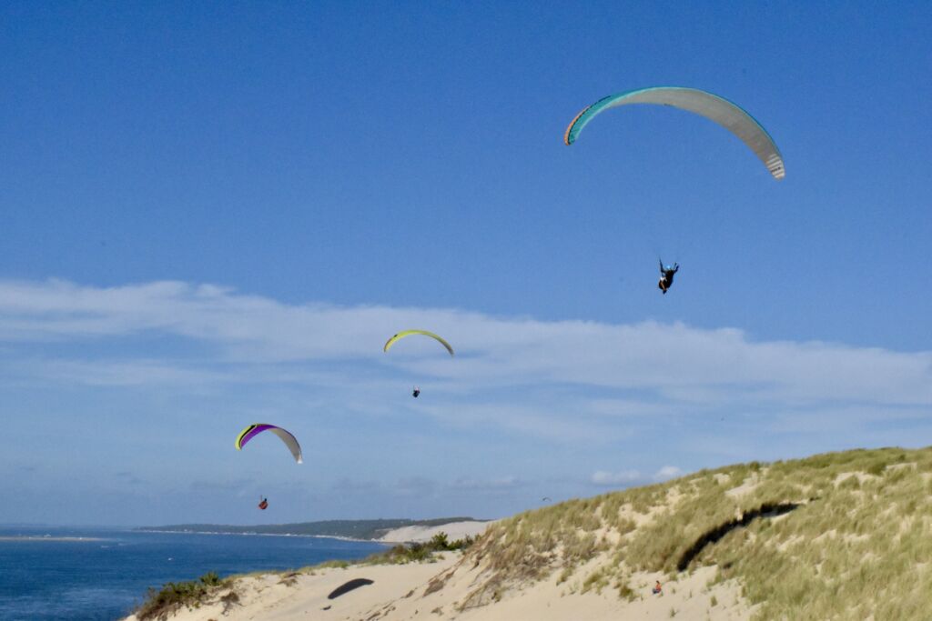 paragliding at la dune du pilat