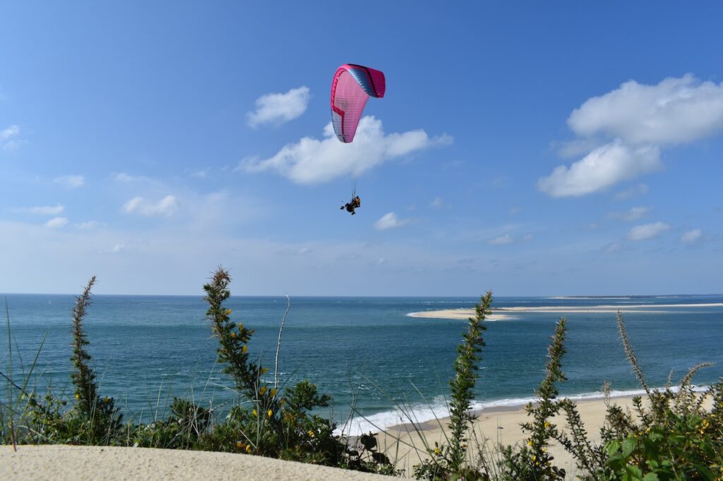 saut en parapente